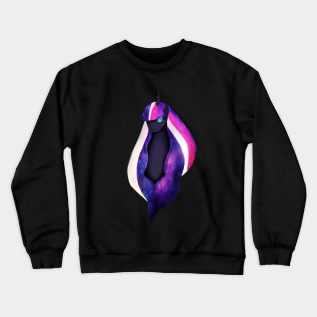 Nightmare Ponies Mane 6 - Twilight Sparkle Crewneck Sweatshirt by ASinglePetal